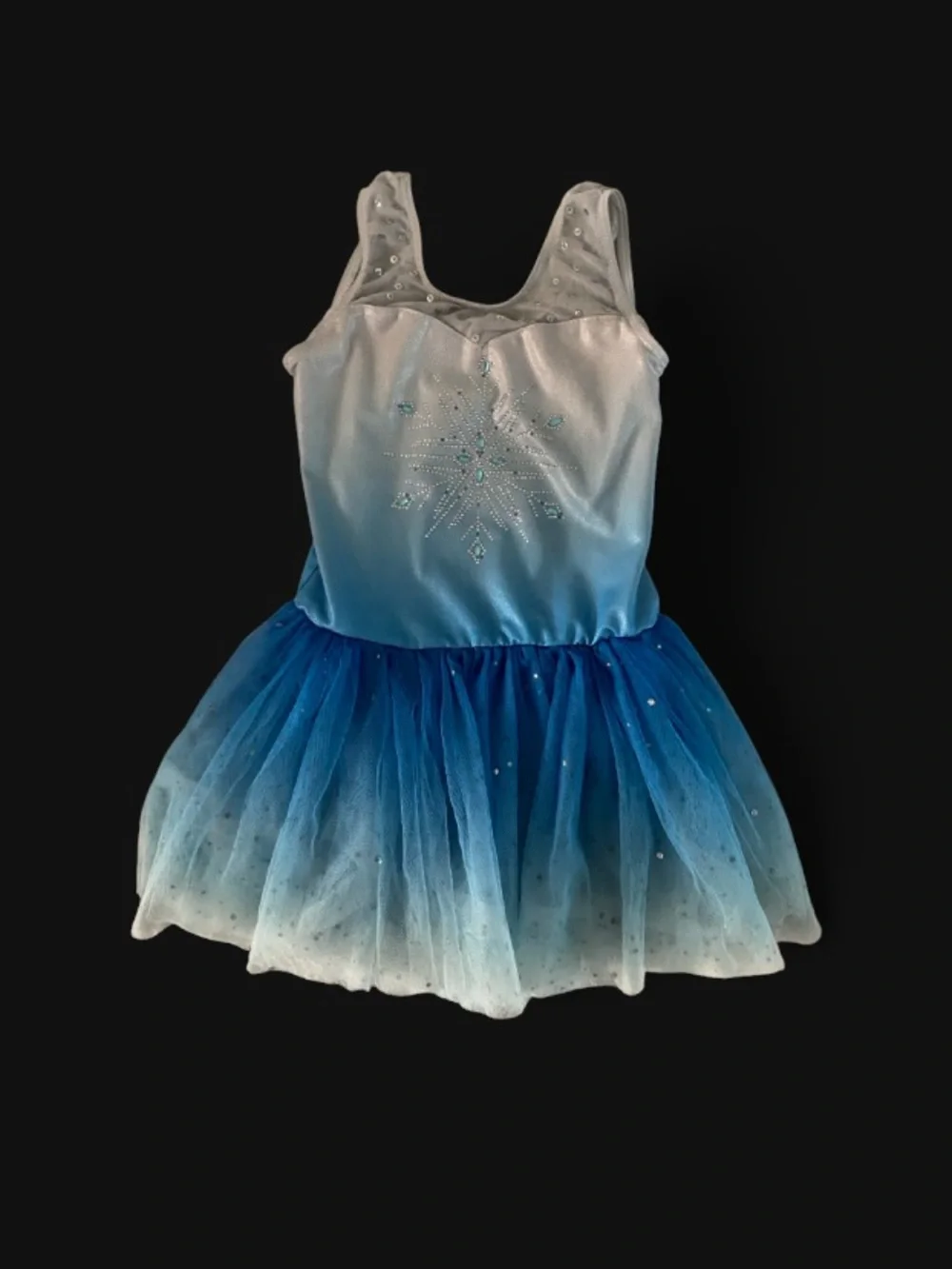Blue Ombre Sparkle Tutu Costume Dress for Kids